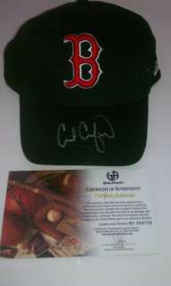 Carl Crawford Signed Boston Red Sox Baseball Hat Cap  