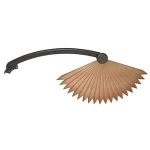   , Five Natural Finish Chinese Palm Blades, Rust