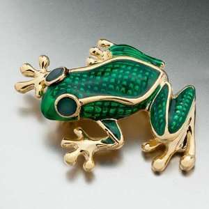  Gold Green Frog Brooches And Pins: Pugster: Jewelry
