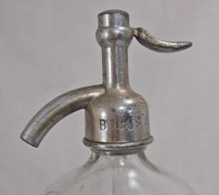 Vintage Blums Bottling Works Galena Ill Seltzer Bottle  