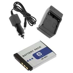   NP BD1 NP FD1 Battery +Charger For Sony DSC T300 T700