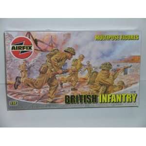 WW II British Infantry Multipose Figures   Plastic Military Miniatures