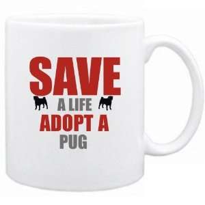 New  Save A Life , Adopt A Pug  Mug Dog:  Home & Kitchen