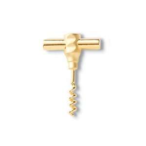  Gold Plated Pocket Corkscrew Pin: Kitchen & Dining