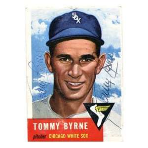  Tommy Bryne Autographed 1953 Topps Card