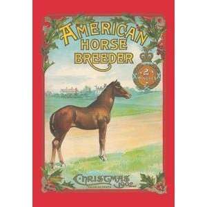  Vintage Art American Horse Breeder, Christmas 1902   00862 