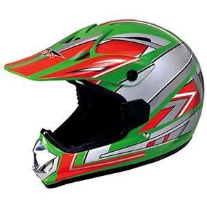 DOT Kids Youth Motocross Helmets Dirt Bike Helmet 310EAGreen in Size S