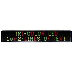   Programmable Tri Color LED Sign Display 6 x 79
