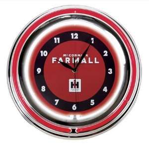  Farmall 15 Double Neon Wall Clock: Home & Kitchen