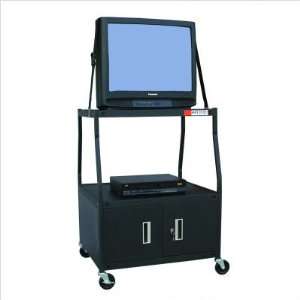  Buhl WCCAB48E Wide Body A/V Cart with Locking Cabinet 