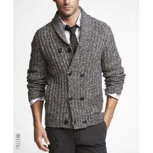   Lambswool Double Breasted Cardigan Sweater Sz M 