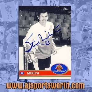  STAN MIKITA 1972 Team Canada Autographed Summit Series 