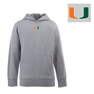  Miami Hurricanes Hoodie Sweatshirt   NCAA Antigua Youth 