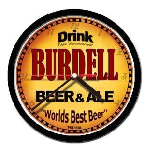  BURDELL beer and ale cerveza wall clock: Everything Else