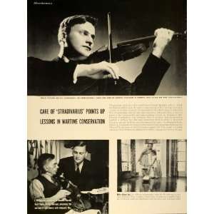   Stradivarius Violin Homefront   Original Print Ad: Home & Kitchen