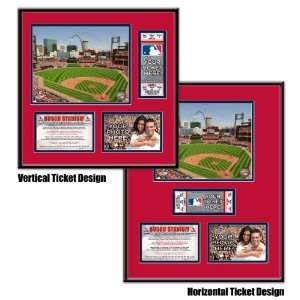  Busch Stadium Ticket Frame   Cardinals: Sports & Outdoors