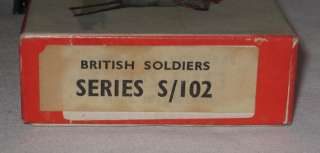 14) VINTAGE CHERILEA BRITISH SOLDIERS LEAD FIGURES EX+ IN BOX S/102 