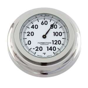  Superleggera Series Screw or Stick on Thermometer   White 