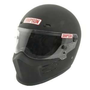 Simpson Racing 1217348 The Super Bandit SNELL 05 Flat Black Size 7 3/4 