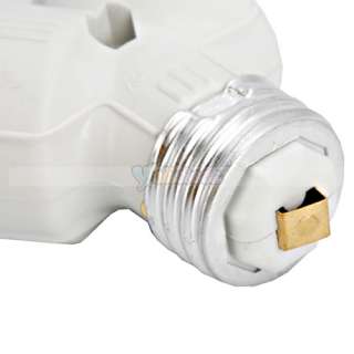   E27 Light Lamp Bulbs Adapter Converter White Suitable for all voltage