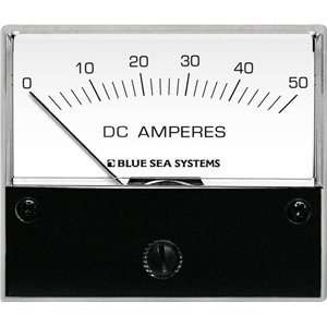    Blue Sea Systems DC Ammeter 8022 0 50A DC + Shunt Automotive