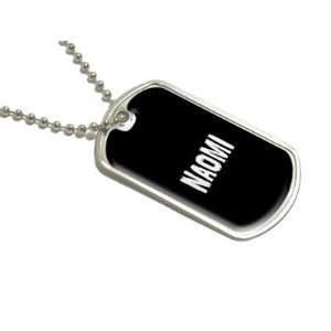  Naomi   Name Military Dog Tag Luggage Keychain Automotive