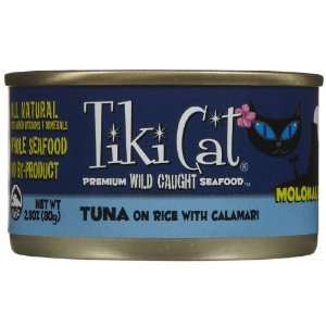    Tiki Cat Molokai Luau Tuna On Rice with Calamari