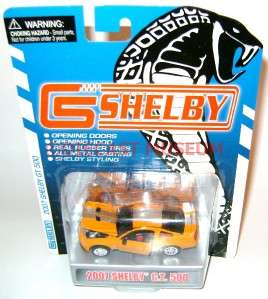 2007 SHELBY MUSTANG GT500 ORANGE SHELBY COLLECTIBLES  