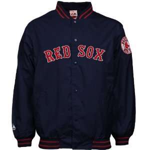 Boston Red Sox Jacket : Majestic Boston Red Sox Youth Satin Baseball 
