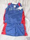 NWT Chicago Cubs mesh tank top shirt & shorts set 4T