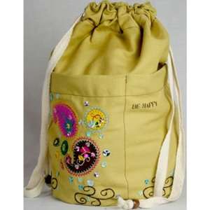  Be Happy Ditty Bag: Home & Kitchen