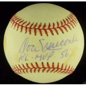  Don Newcombe Autographed Baseball   Nl ~psa~nl Mvp 56 