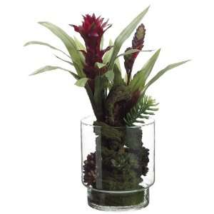  Faux 23 High Bromelia Succulent Plant: Home & Kitchen