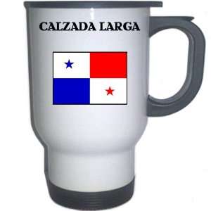  Panama   CALZADA LARGA White Stainless Steel Mug 