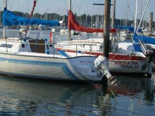 1979 San Juan 7.7 Sailboat with 9.9 hp Suzuki 4 stroke  