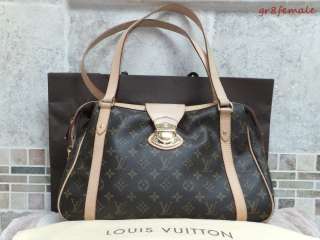 Louis Vuitton Classic Monogram Canvas Stresa PM Shoulder Bag Purse 