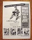 1945 Movie Ad Ernie Pyles Story of G. I. Joe Meredith