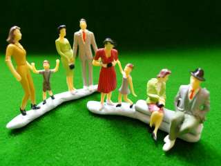 20 x 132 Painted Model People Figures Train G Scale  