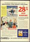 CAMEL Cigarettes The Slower Burning Cigarette Vintage A