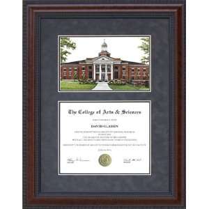   Licensed Georgetown College (GC) Campus Lithograph