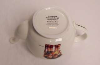 Danbury Hummel STORMY WEATHER 5 Pc Porcelain Tea Set  