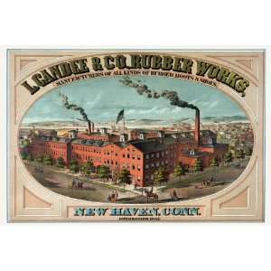  L. Candee & Co., Rubber Works 24X36 Canvas