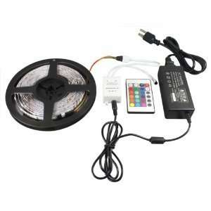  16.4 Ft RGB Color Changing Kit with LED Flexible Strip 