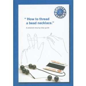  Bead Stringing Instruction Booklet, By Griffin: Arts 