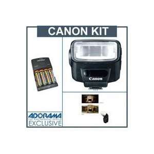  Canon Speedlite 270EXII Flash Basic Outfit, with 4 NiMH 