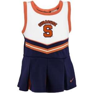   Orange Infant Navy Blue Cheer Dress & Bloomers: Sports & Outdoors