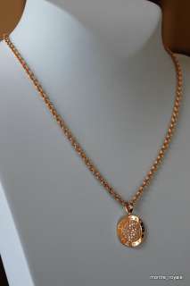 7,650 BVLGARI Necklace 18kt Pink Gold with Pave Diamonds BULGARI 