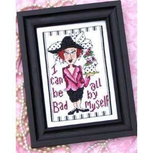  I Can Be Bad   Cross Stitch Pattern: Arts, Crafts & Sewing