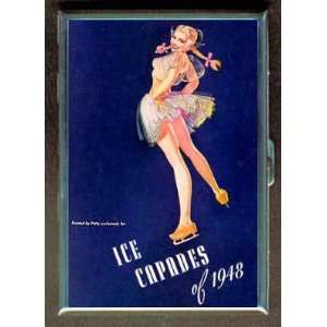 ICE CAPADES OF 1948 PETTY ID Holder, Cigarette Case or Wallet: MADE IN 