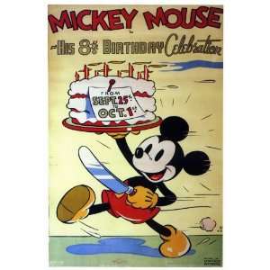  Mickey Mouse in His 8th Birthday Celebration Movie Poster 